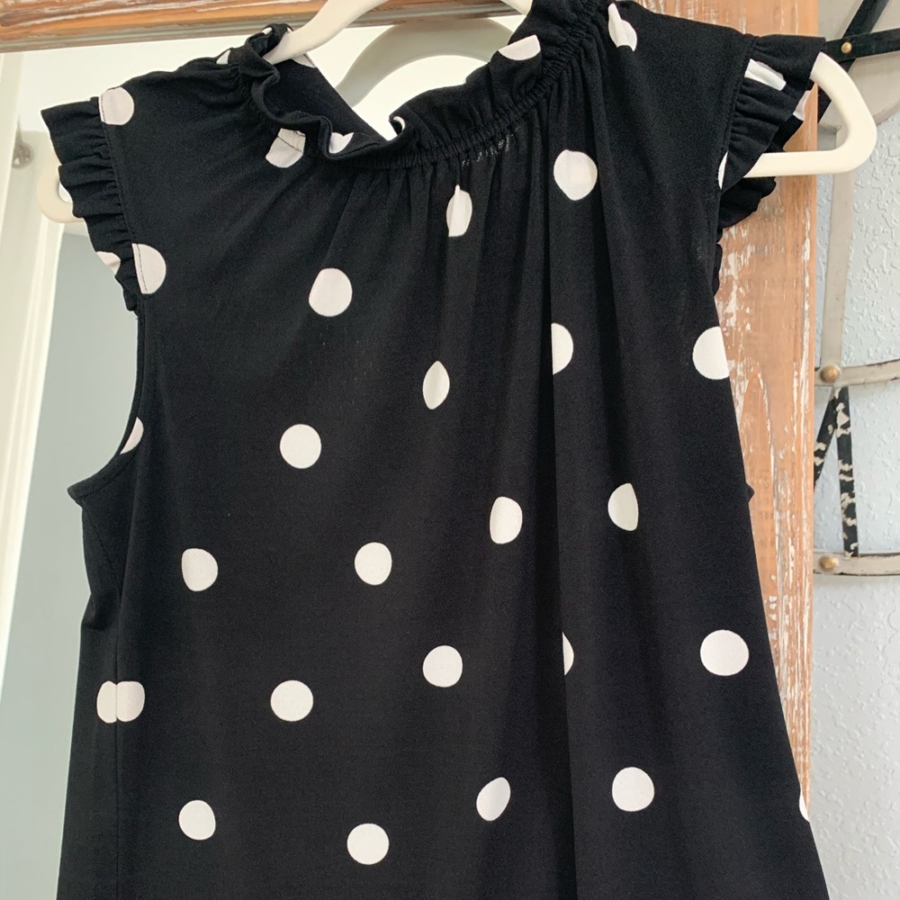 Adrianna Papell Polka Dot Shell